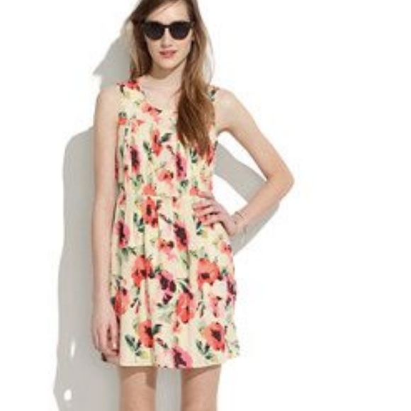 Madewell Dresses & Skirts - Madewell Silk floral dress